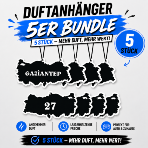 Gaziantep 27 Duftanhänger 5er Set