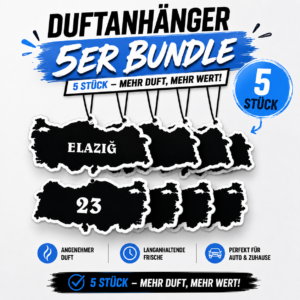 Elazig 23 Duftanhänger 5er Set